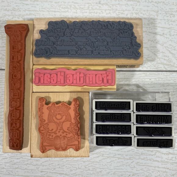 Wood and Rubber Stamp 5 Piece Baby Bundle - Picture 9 of 9